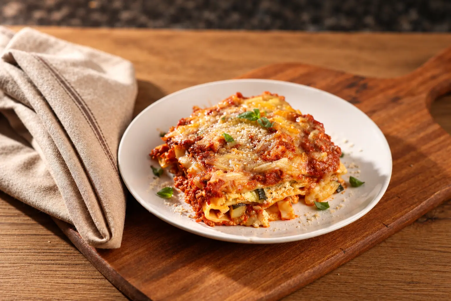 Spinach Mushroom Lasagna